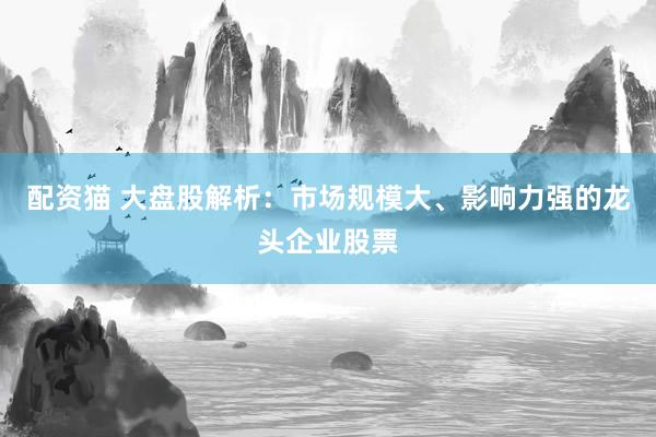 配资猫 大盘股解析：市场规模大、影响力强的龙头企业股票