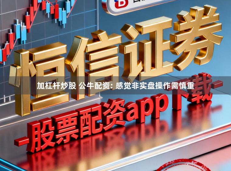 加杠杆炒股 公牛配资: 感觉非实盘操作需慎重