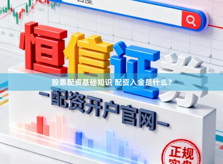 股票配资基础知识 配资入金是什么？